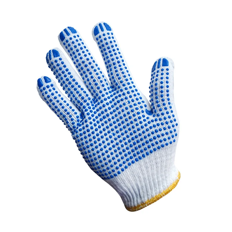 Working Protective Gloves X \ B 10 Class 5 Threads Gray with PVC Coating, Size 20-22. Sets 20,30 and 40 PCs