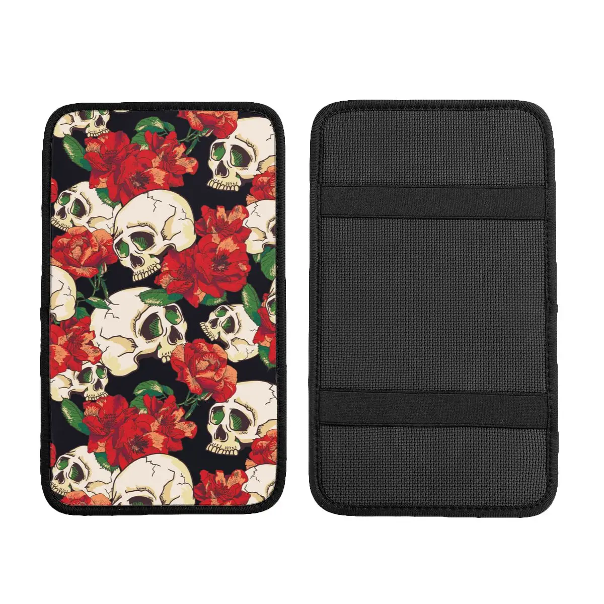 Чехол для автомобильного подлокотника кожаный коврик с цветочным рисунком