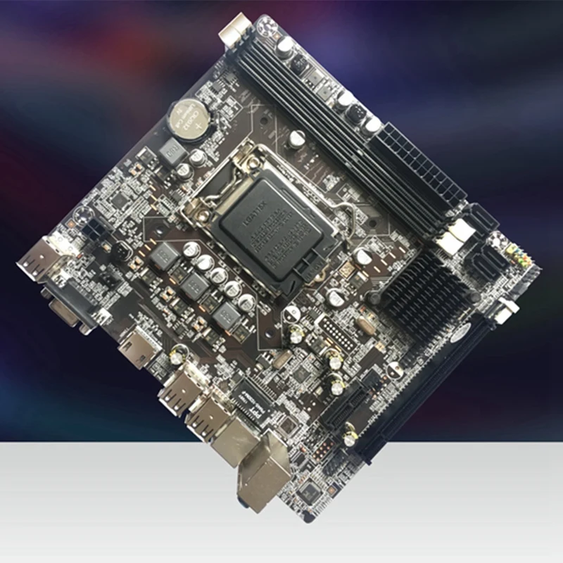 

H61 компьютерная материнская плата LGA 1155 DDR3 поддерживает двухъядерный четырехъядерный процессор для Core I7 I5 I3 Pentiun Celeron