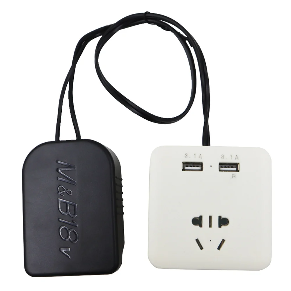 

Портативный инвертор мощности 60 Вт, 220 В, зарядный преобразователь USB для Bosch 14,4 в 18 в BAT614 BAT618, аксессуары для литиевых батарей