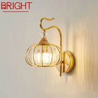 bright nordic wall lamp modern indoor led creative crystal sconces light for home living room bedroom decor