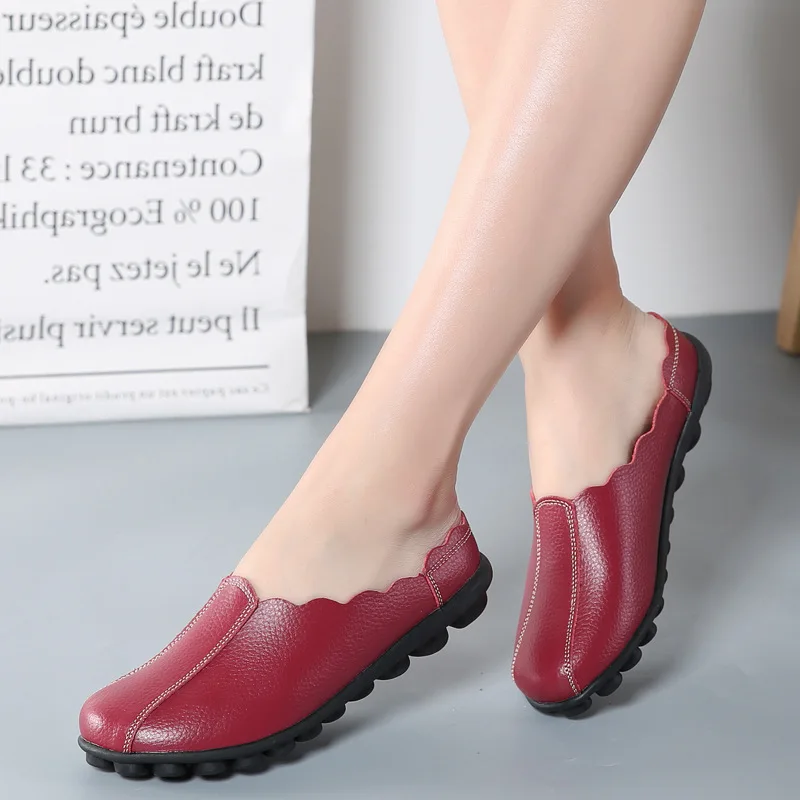 

2021 summer flip-flop sandals with low heels for middle-aged and elderly women