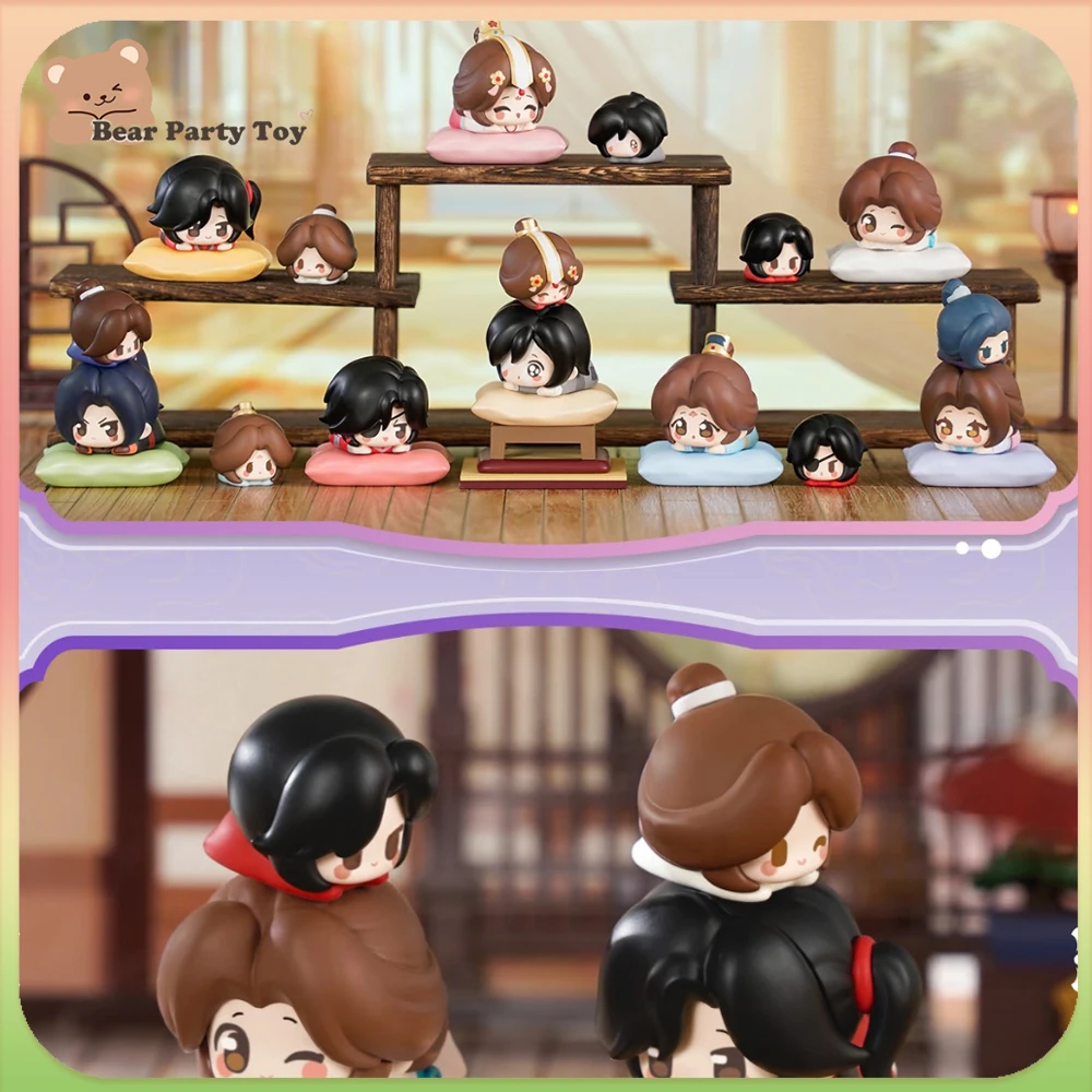 Фото Оригинальный Tian Guan Ci Fu Xie Lian Hua Cheng Yue Shen Mystery Box, аниме-фигурка, декор, подарки для детей №2