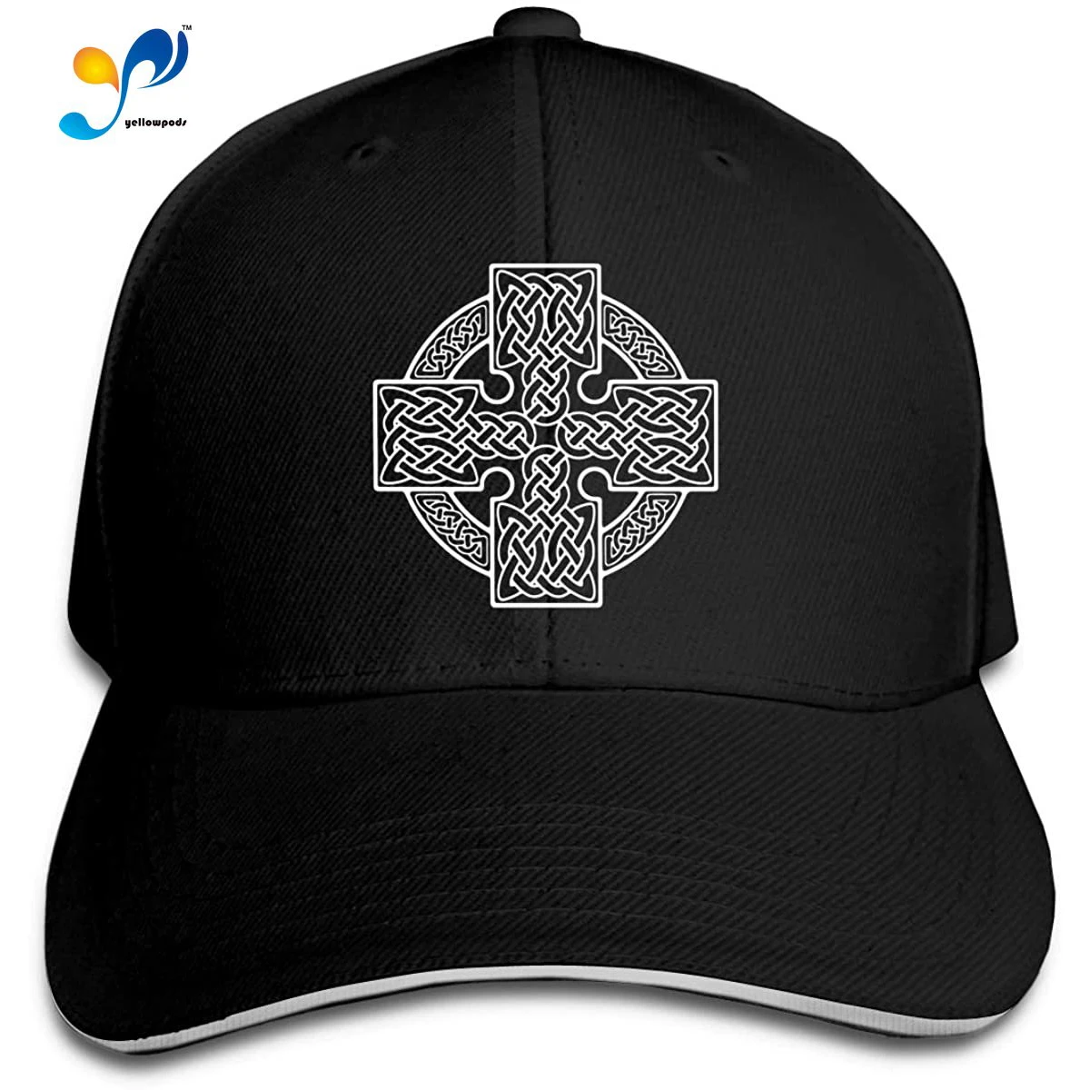 

Moto Gp Baseball Cap Square Celtic Cross Men Cotton Classic Baseball Cap Adjustable Size