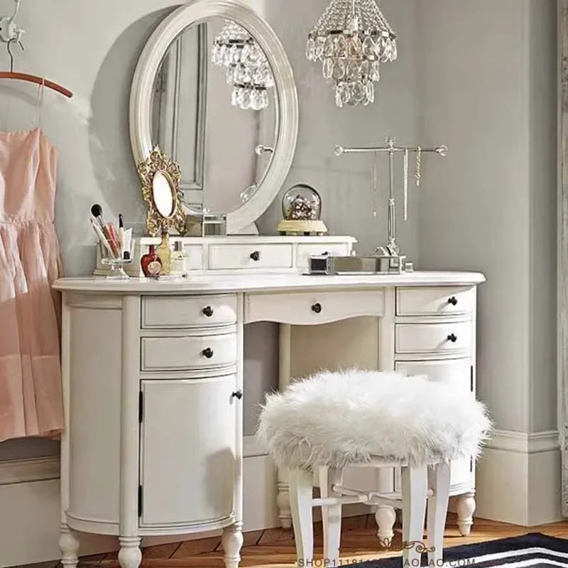 Зеркальный комод Eithe Girl белый