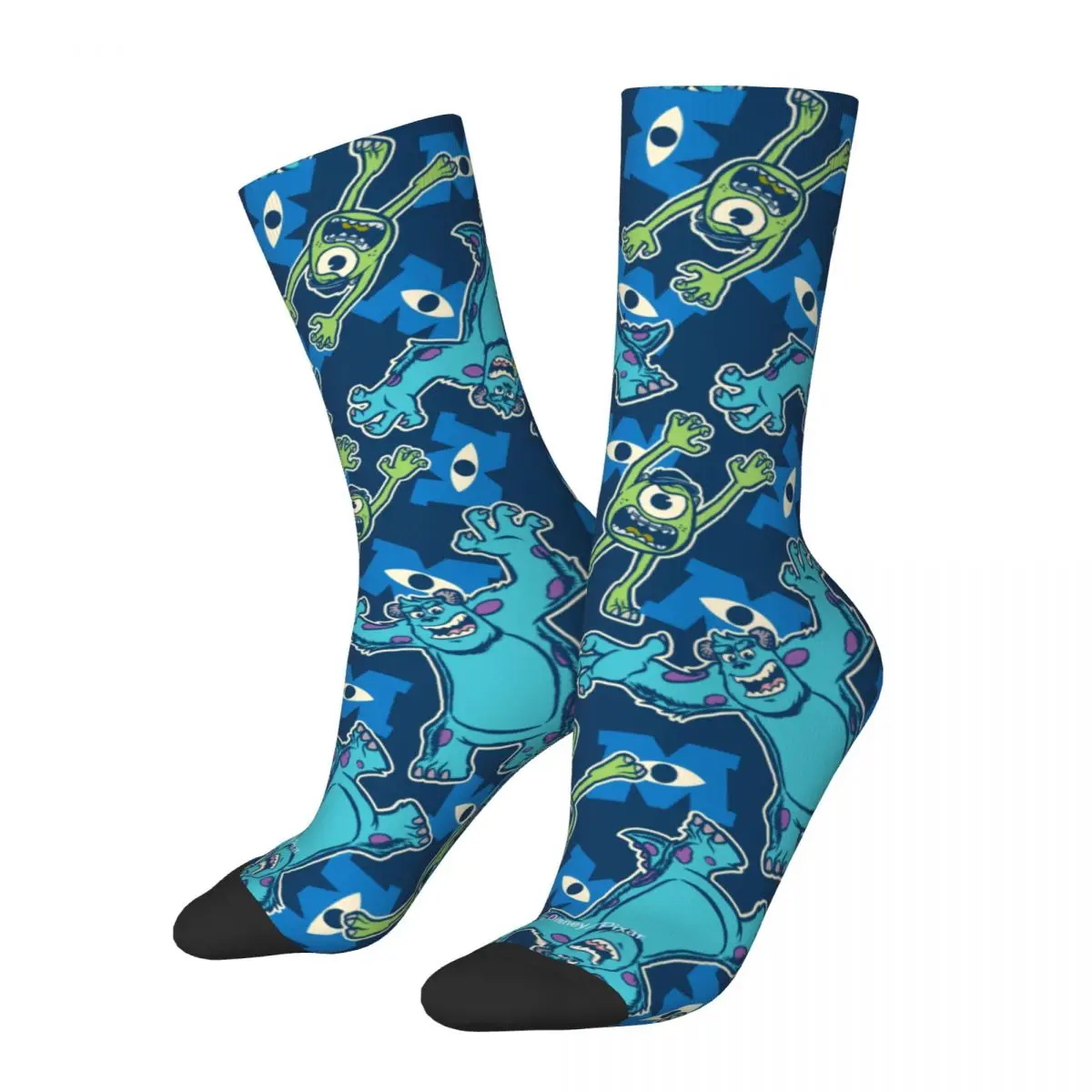 Casual Disney Monsters Inc Sock Graphic Women Stockings Spring Summer Autumn Winter