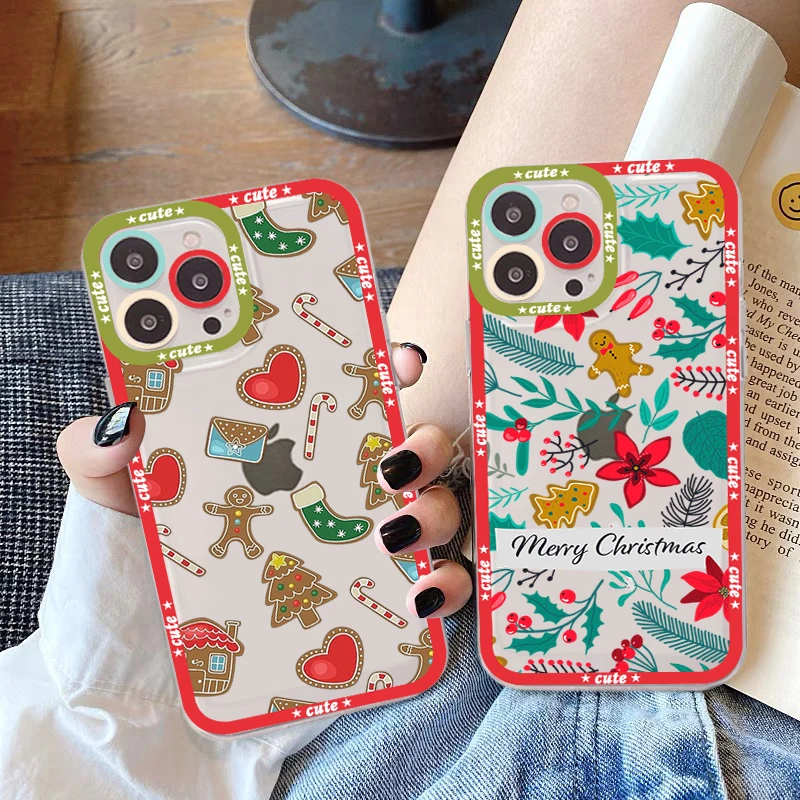 

Christmas Phone Case for iPhone 11 12 13 Mini Pro Max 14 Pro Max Case shell