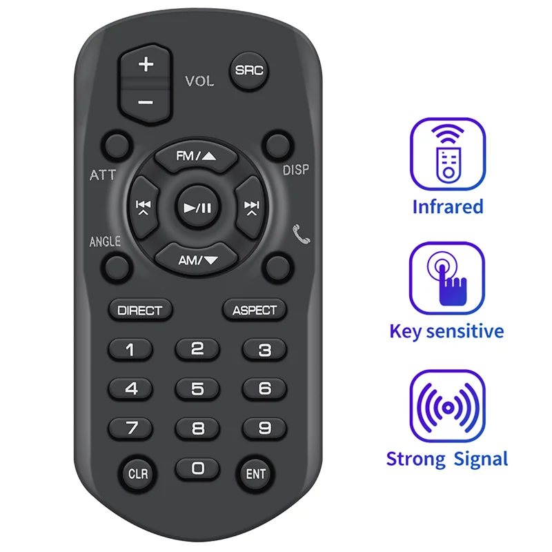 Пульт дистанционного управления для приемника JVC DVD/CD/USB KW-M450BT/KW-V21BT/KWV21BT/KWV12 KW-M25T/KWV11