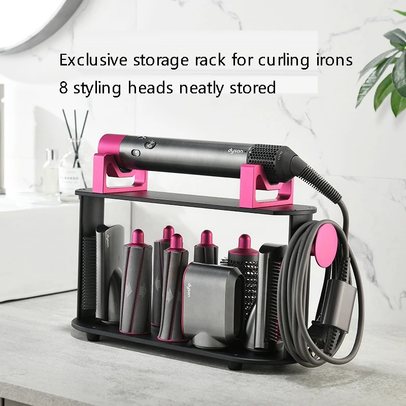 

for Dyson Hair Dryer Shelf Storage Stand Hair Curling Storage Hair Curling Bracket Airwrap Storage Rack