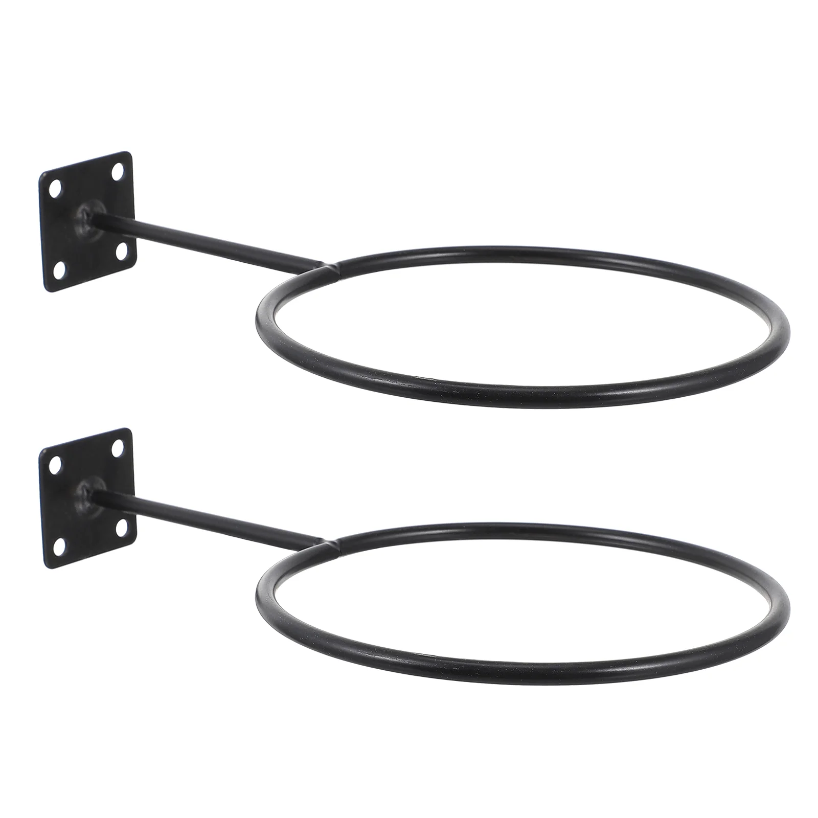 

2 Sets Basketball Holder Wall Mounted Sports Holder Rack Cap Holder Rack Fedoras Hat Display Holder For Soccer Basketball
