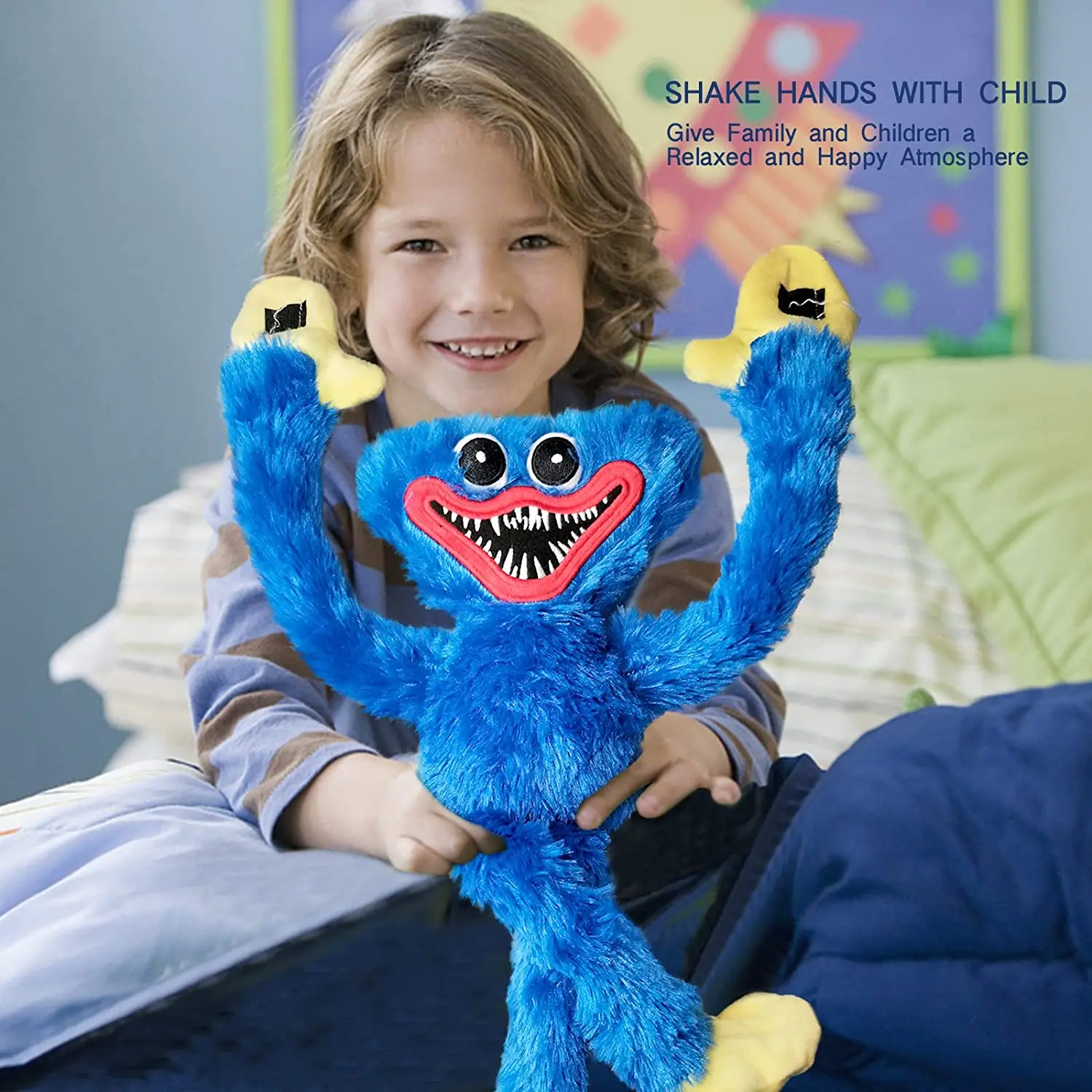 

40CM Poppy Playtime Plush Toy Huggy Wuggy Kawaii Stuffed Poppy Playtime Games Huggy Toy Cute Plushies Christmas Gift for Kids