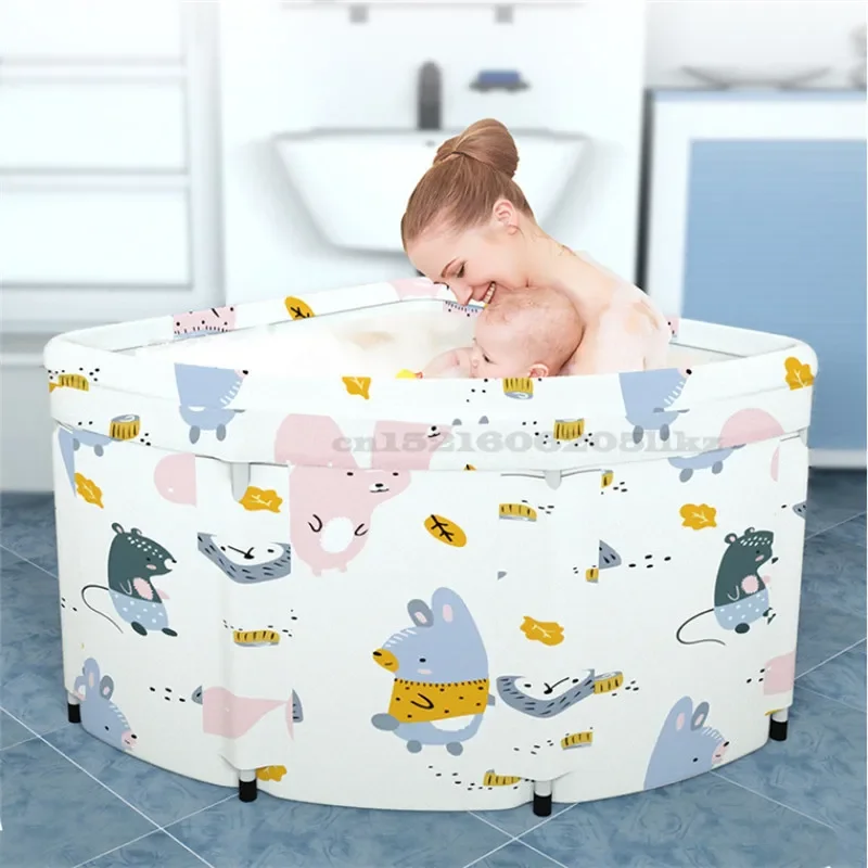 Портативная угловая Складная Ванна большая ванна для взрослых детский бассейн