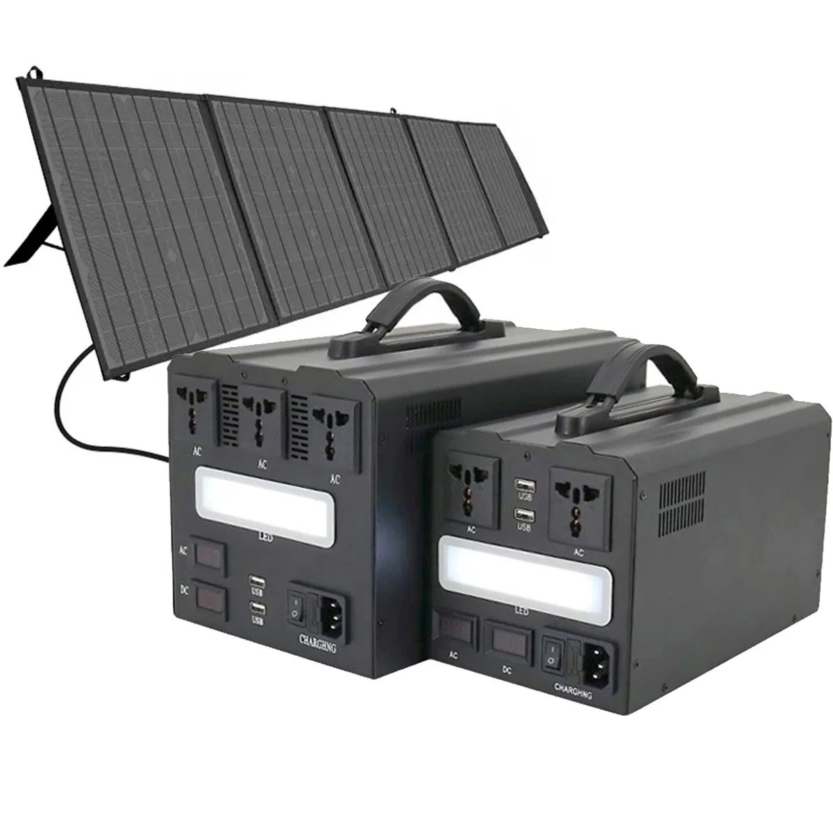 

solar generator 200w 300w 500w 600w 1000w 2000w 800w 1500w Outdoor power bank portable power station With solar panel generator