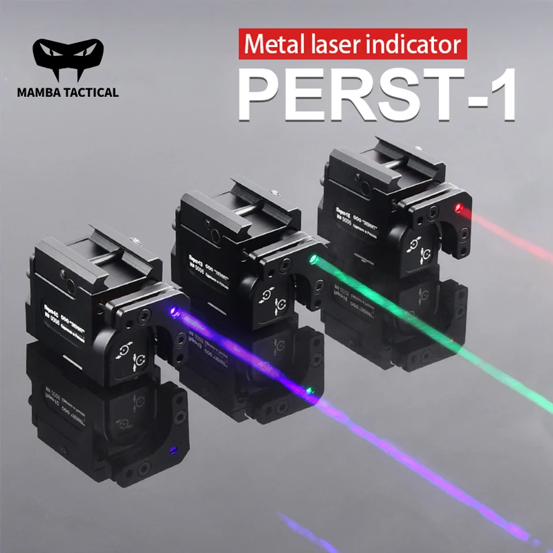 Tactical Metal Perst-1 AK-SD Zenitc Small Laser Indicator Red Green Blue laser sight Zeroing Auxiliary Aiming huntingWeaponlight