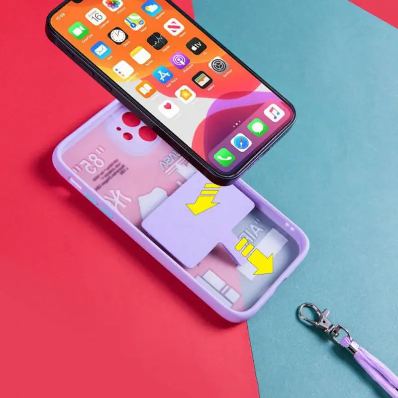 

2/4/6PCS Universal Anti Loss Rope Clip Mobile Phone Hanging Rope Adjustable Hanging Neck Rope Portable Mobile Phone Lanyard