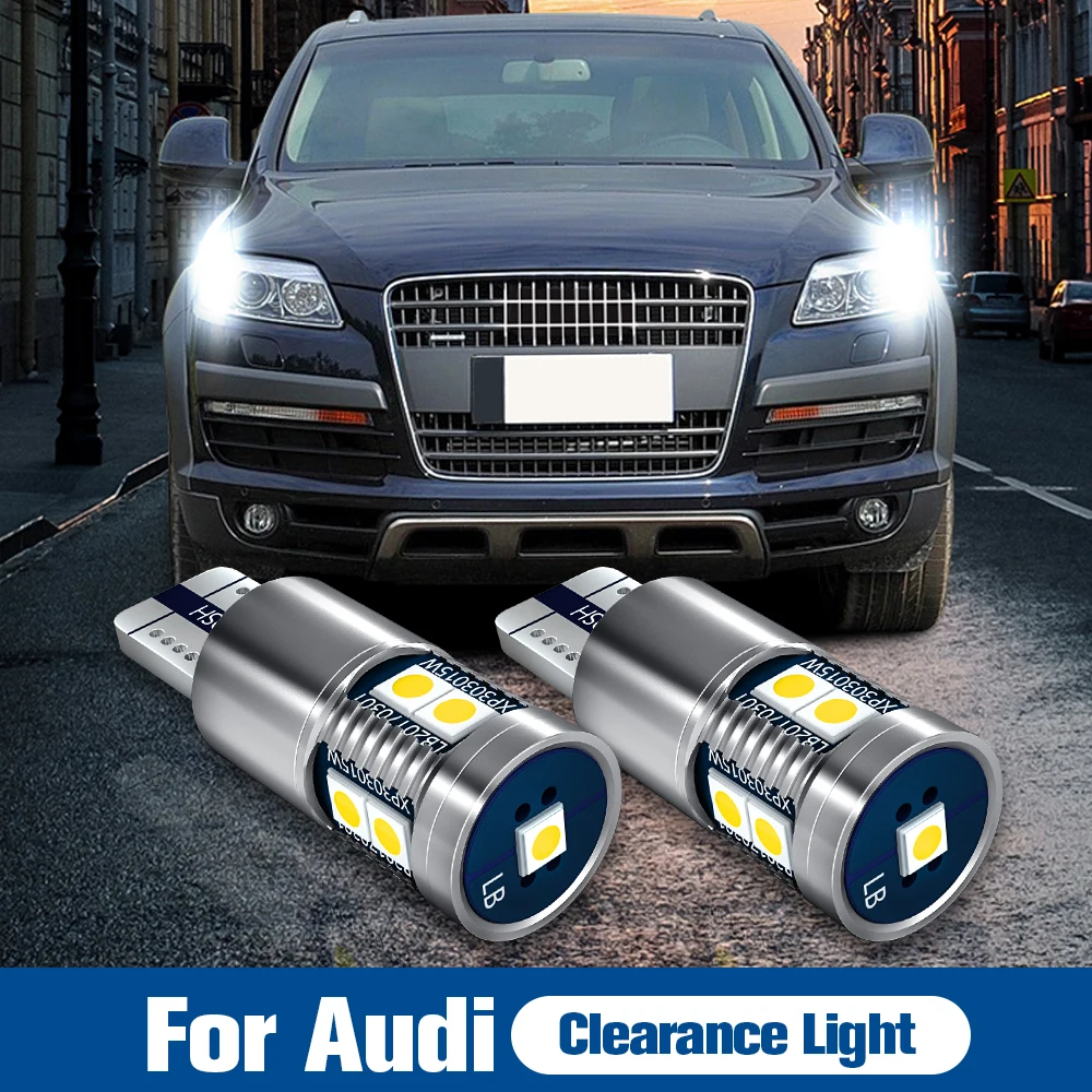 

2pcs LED Clearance Light Bulb Parking Lamp W5W T10 2825 Canbus For Audi A2 A3 8L 8P 8V A4 B5 B6 B7 A5 A6 C5 C6 C7 A8 D2 Q7 TT