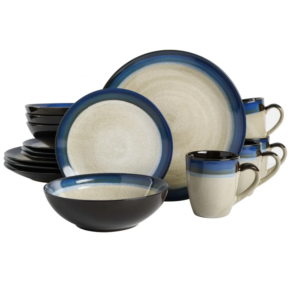 

16-Piece Dinnerware Set plates sets for home dinner set dishes and plates sets