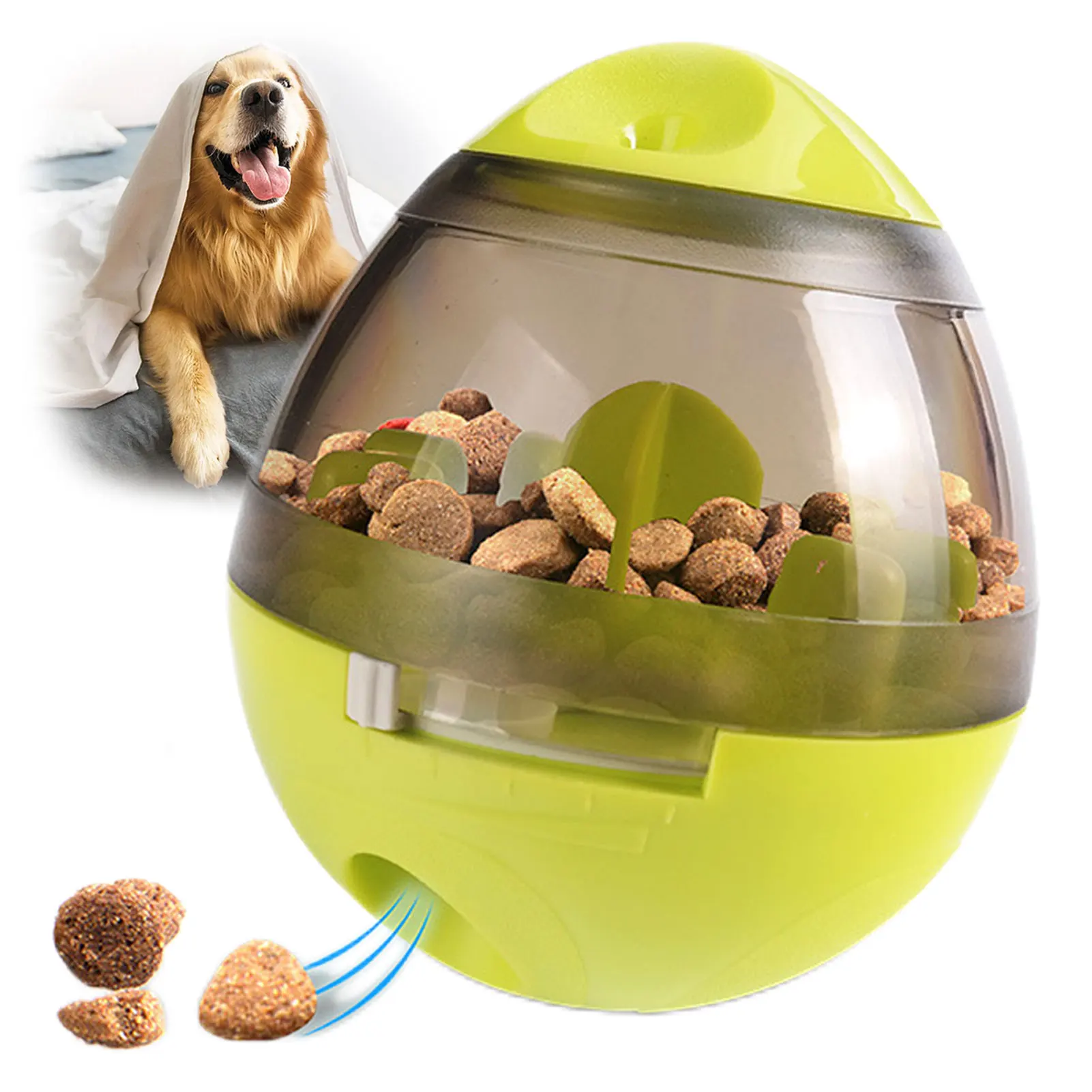 

IQ Treat Ball интерактивная игрушка для собак уникальный тумблер собака/котенок медленное питание Здоровое медленное питание интерактивный сме...