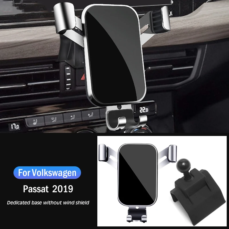 Car Mobile Phone Mounts GPS Special Gravity Navigation Bracket For Volkswagen VW Passat B8 2019 Car Accessories