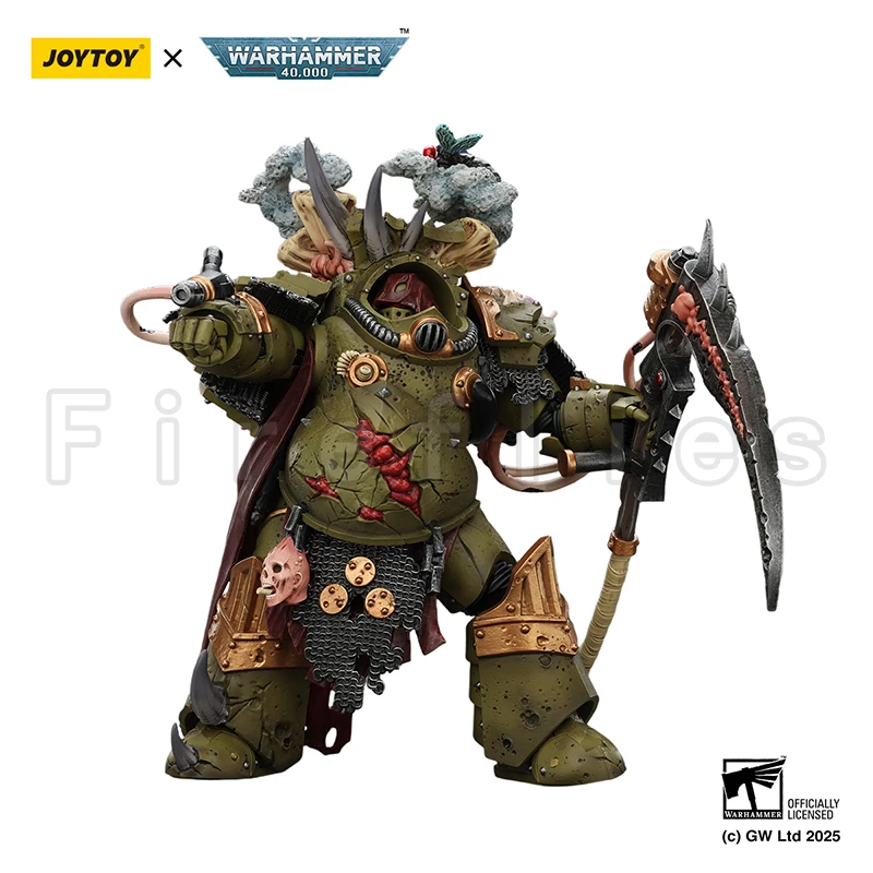 Фото Фигурка JOYTOY 1/18 40K Death Guard Deathshroud Terminator, переиздание, аниме-модель, игрушка №2