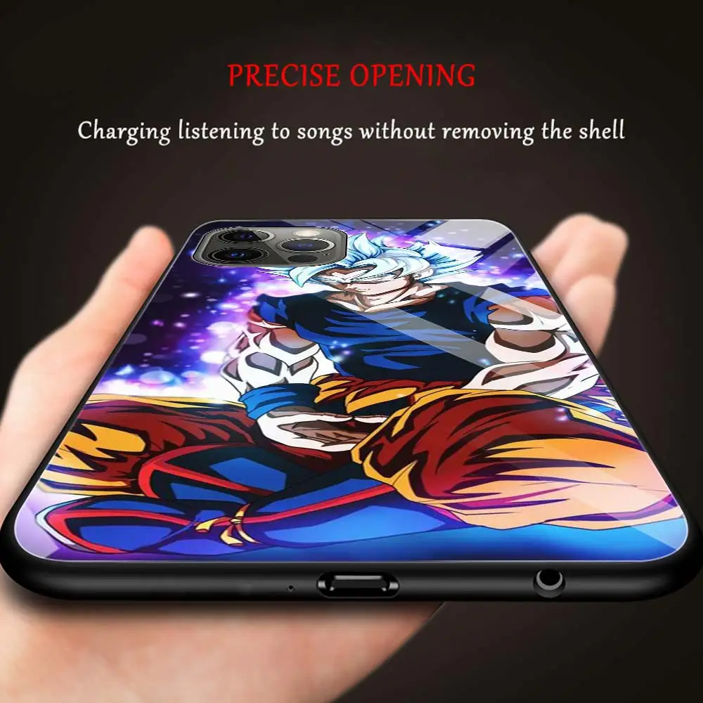 Чехол из закаленного стекла для Apple iPhone 11 12 Pro 7 XR X XS Max 8 6 6s Plus SE 2020 7Plus 12Mini Tampa с аниме