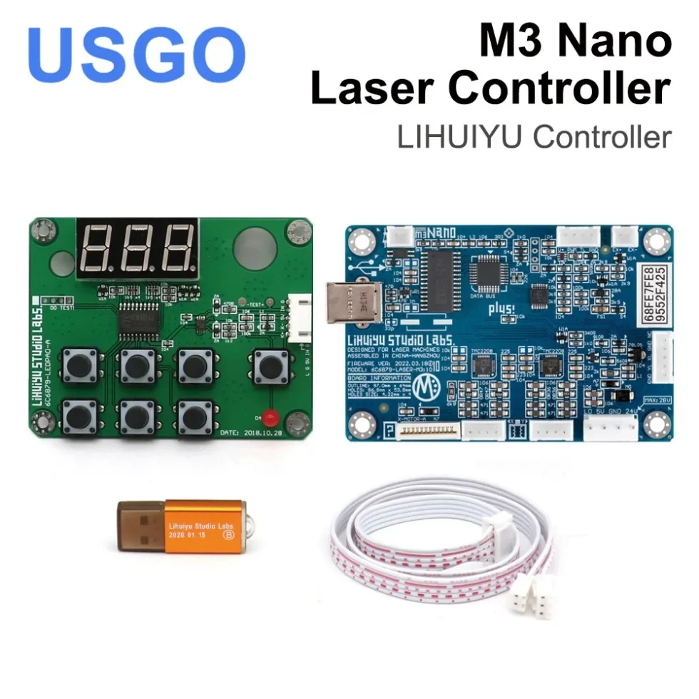 USGO LIHUIYU Laser M3 Nano Controller Материнская плата + панель ключ B система для