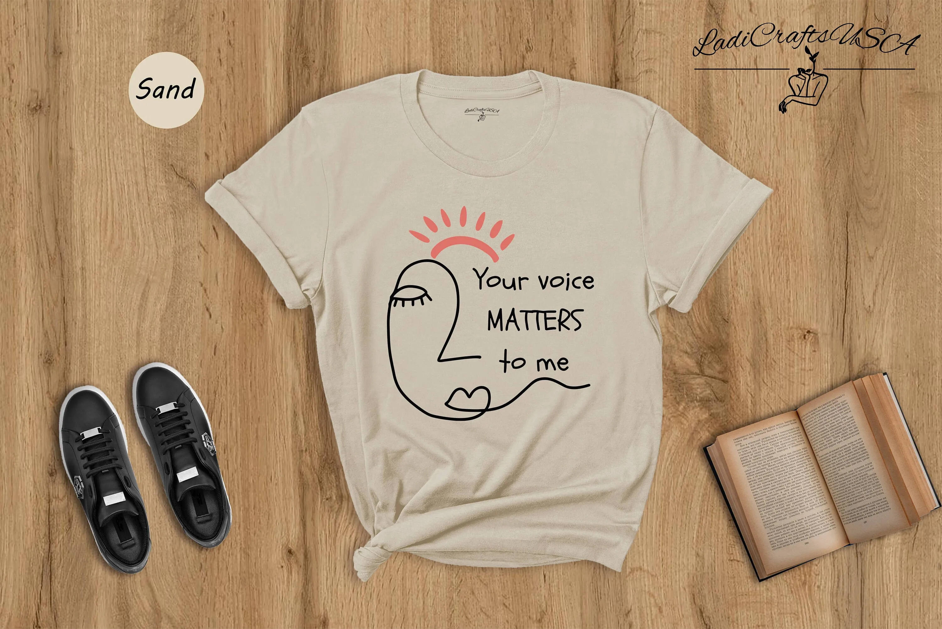 Slp футболка с надписью Ваш голос для меня