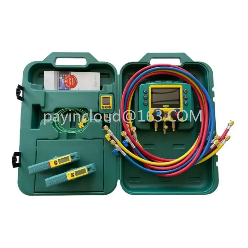

REFMATE-2 двухканальный цифровой коллекторный анализатор хладагента HVAC