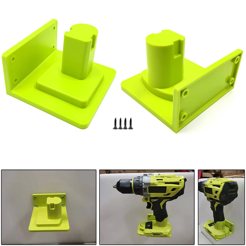 

Tool Storage Shelf Rack For Ryobi 18V One+ Battery Tool Wall Mount Machine Holder For Ryobi Electric Drill Power Tool Bracket
