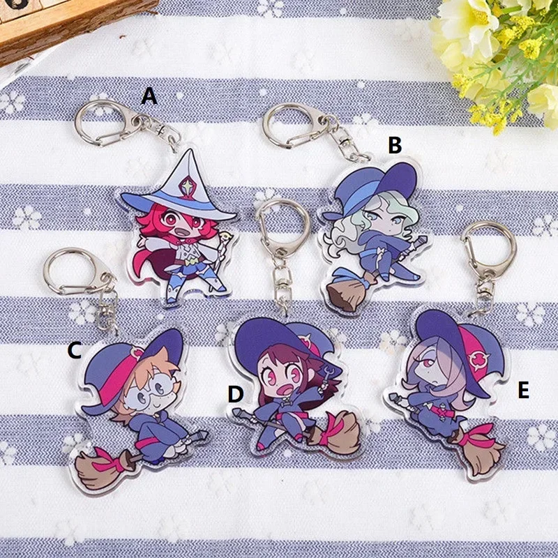 Ремешок для ключей акриловый аниме Akko Kagari Lotte Yanson Sucy Mambavaran подвесной брелок