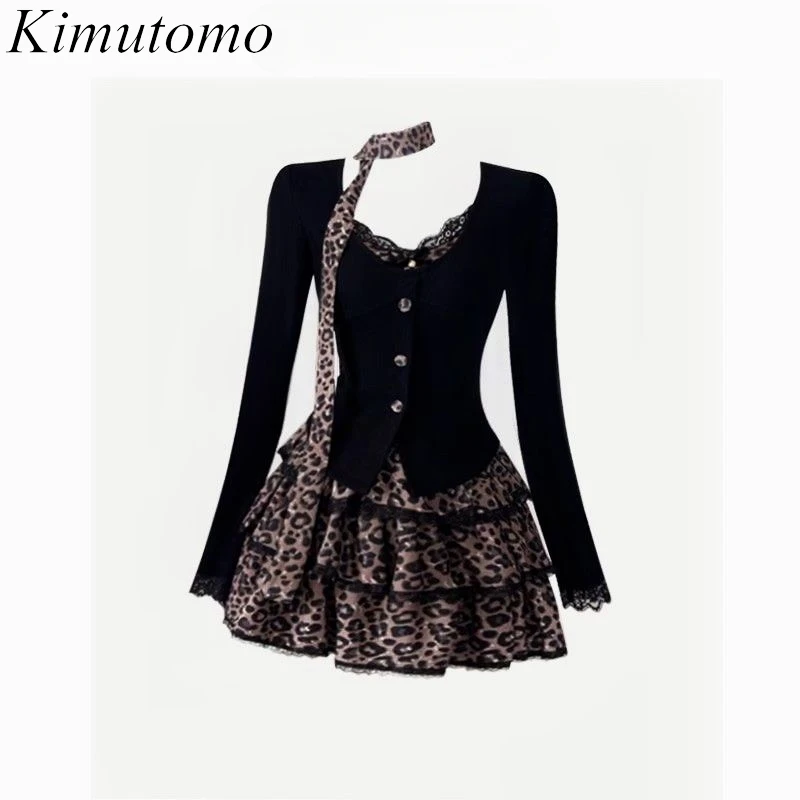 Kimutomo сексуальные искусственные двухсекционные женские тонкие укороченные топы