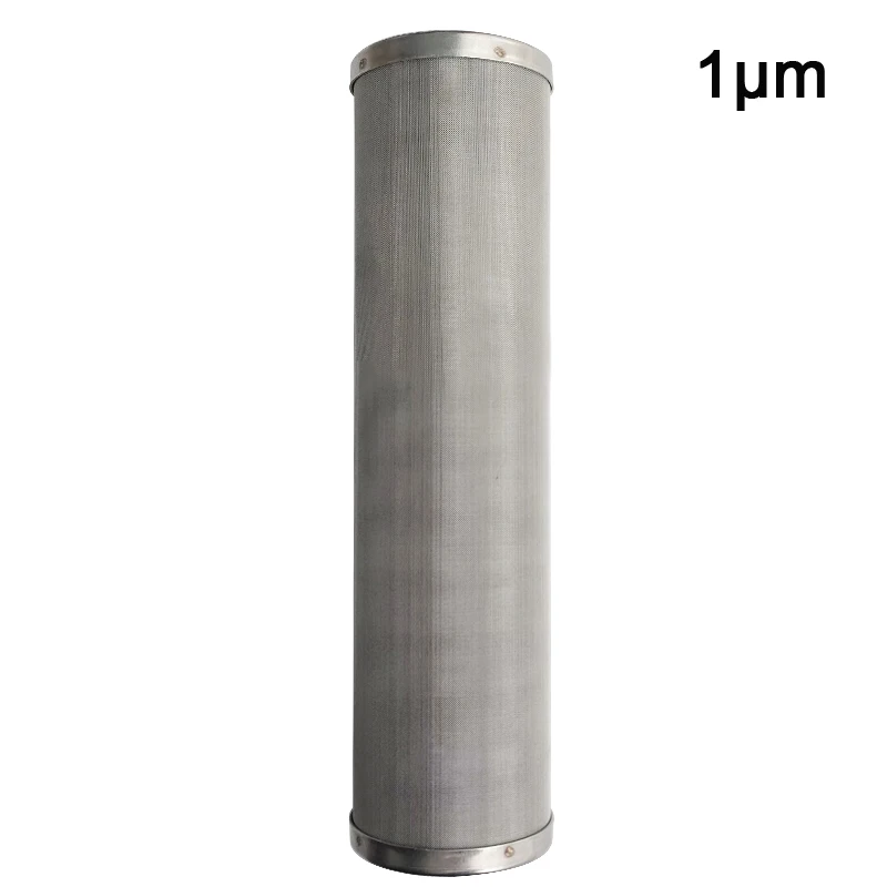 

Water Filter Parts 1 and 5 Micron Stainless Steel Cartridge 10 inches standard