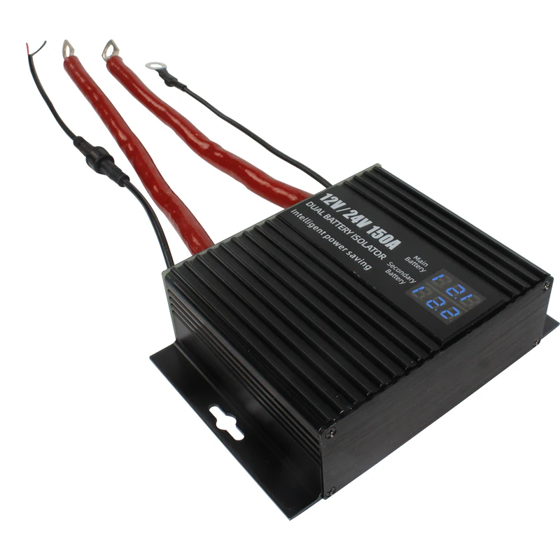 

TYTXRV 150A With voltage display Dual Battery Isolator Vehicle Dual Battery Isolator Manager Controller For Car RV Parts