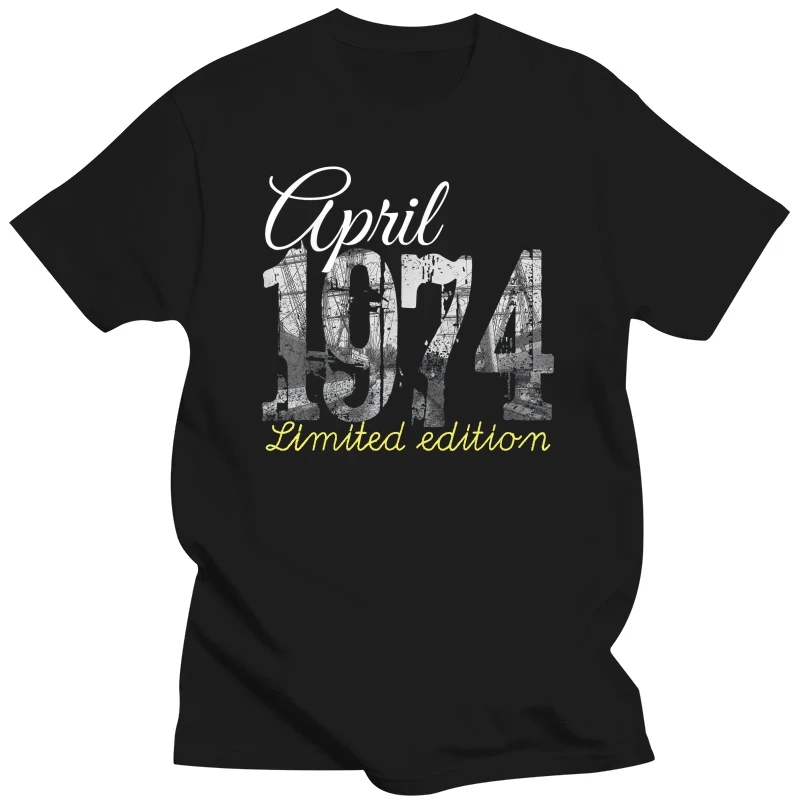 

April 1974 Tee - 45 Year Old Shirt 1974 45th Birthday Gift