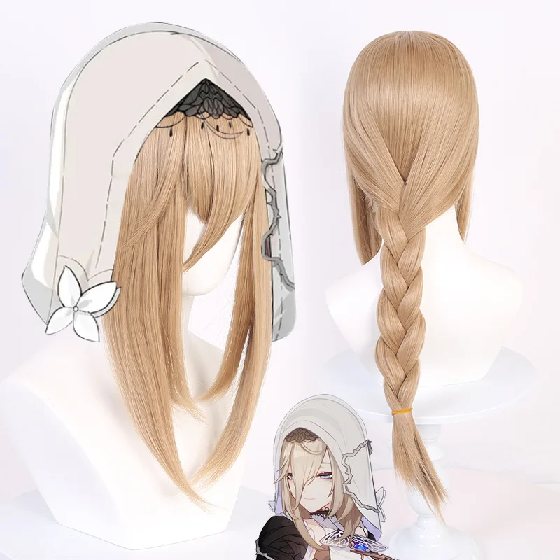 

Honkai Star Rail Game Aponia Cosplay Wig Rose Purple Heat Resistant Synthetic Cosplay Wigs Simulated Scalp Kafka Wigs Cosplay