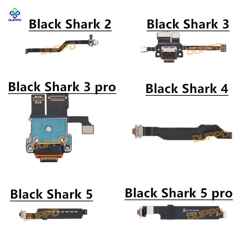 

1PCS USB Charging Port Dock Charger Plug Connector Board Flex Cable For Xiaomi Black Shark Blackshark 2 3 3 4 5 Pro