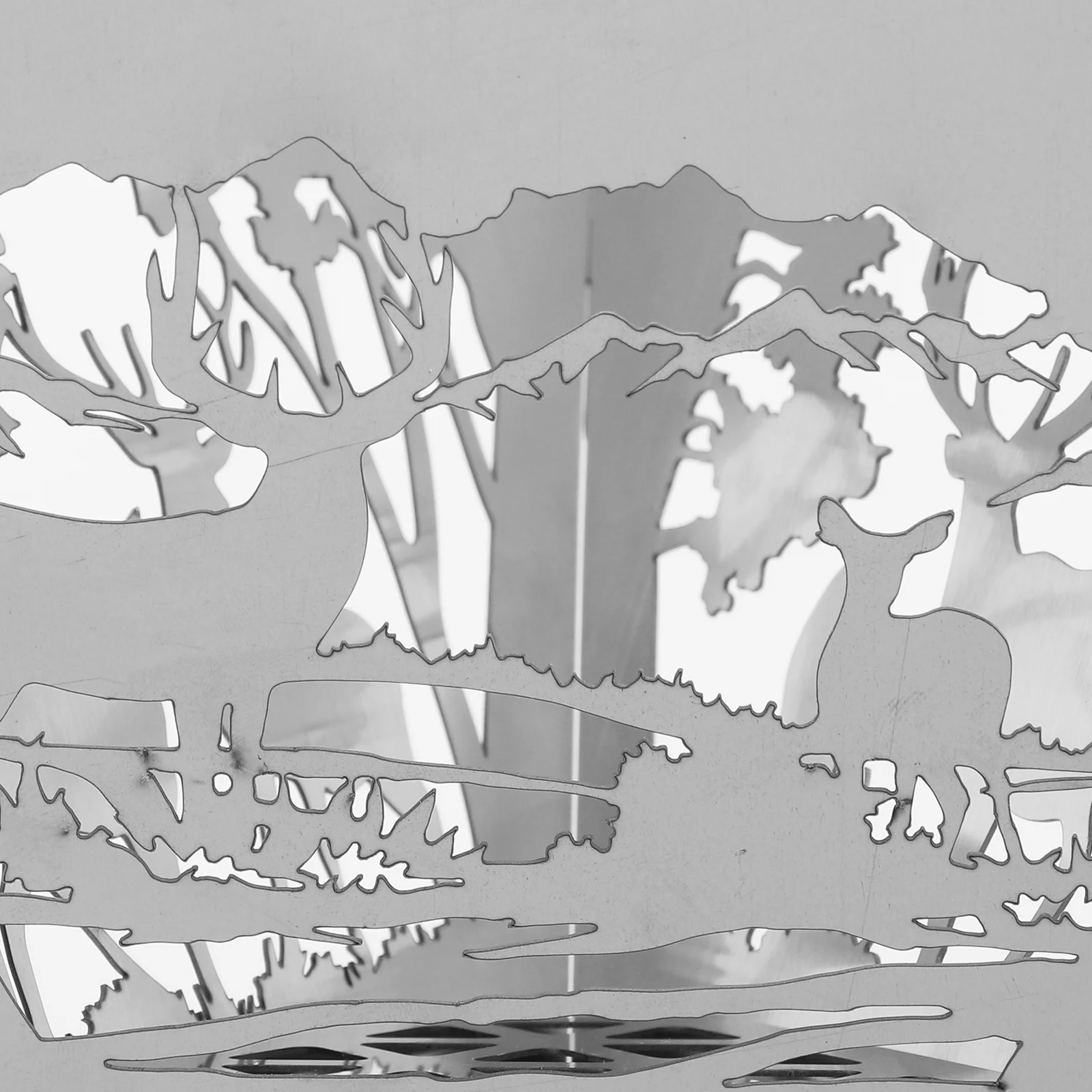 Печь для костра Компактная треугольная подвесная печь барбекю из нержавеющей