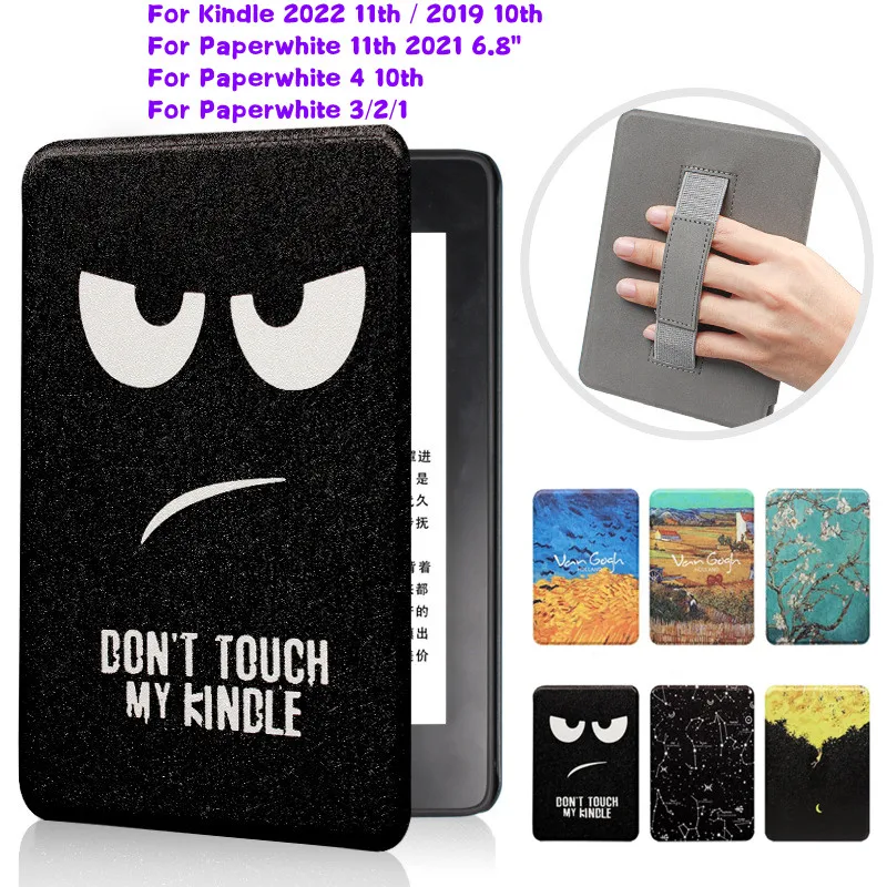 

Case for Kindle Paperwhite 5/4/3/2/1 11th Generation 6.8 2021 Signature Kindle 11th 2022 10th Ebook Auto Wake Sleep Print Cover