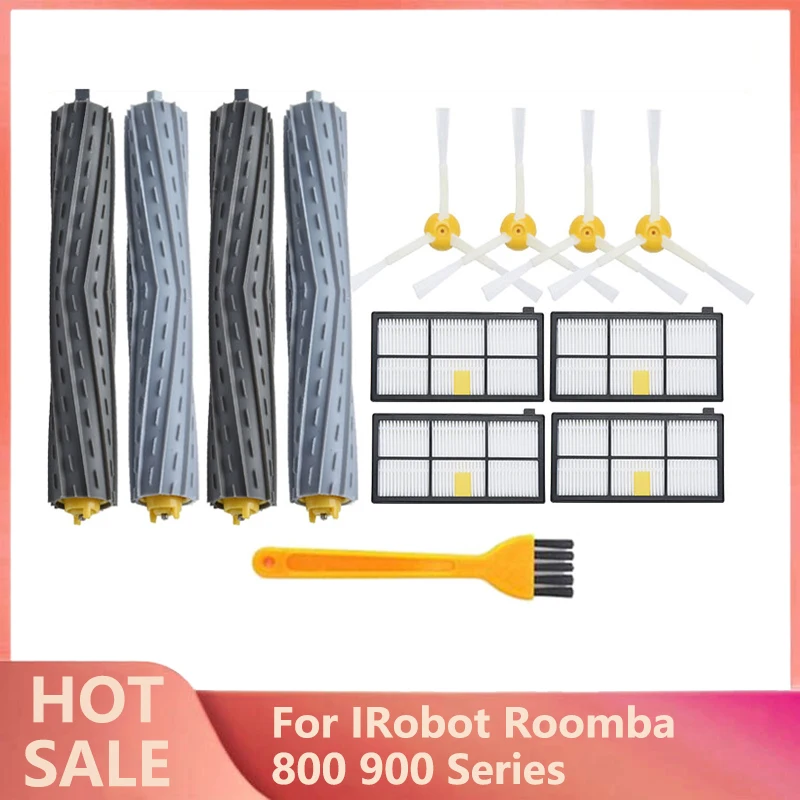 

HEPA Filters Brushes Replacement Parts Kit for iRobot Roomba 980 990 900 896 886 870 865 866 800 Accessories Kit