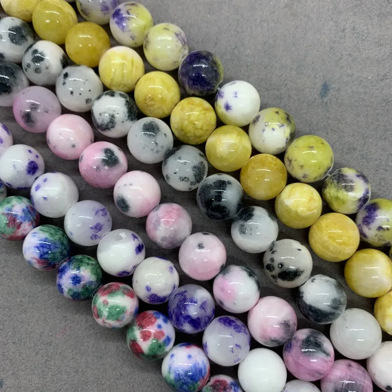 

Wholesale Spacer Beads for Bracelet Making Nature Persian Jade beads Round Bead Jewelry Handmade 6/8/10mm