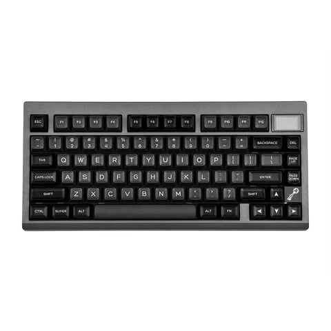 Беспроводная игровая клавиатура EPOMAKER TH80 PRO V2 с RGB-экраном 75%, Bluetooth/2,4 ГГц/USB-C с программируемой прокладкой клавиатуры