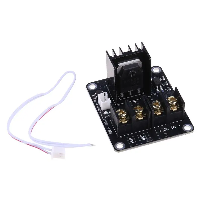 

3D Printer Heated Bed Power Module 3D Printer Hot Bed Power Expansion Board MOS Tube High Current Load Module Durable