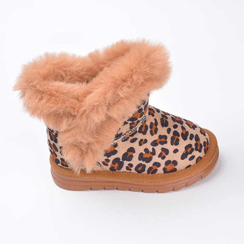 Модные Короткие Ботинки На Плюшевой Подкладке Для Девочек