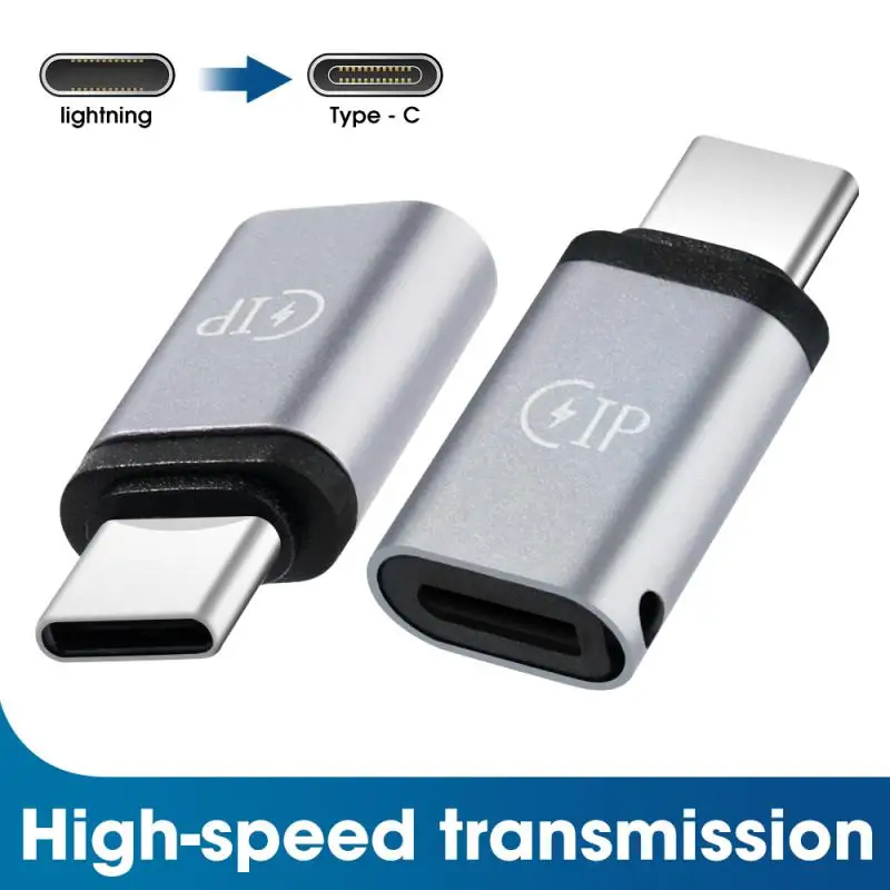 

Mobile Phone Adapter For Iphone Data Transfer Lighting Public Conversion Type-c Parent Adapter Type C Adapter 5v2.1a Charging