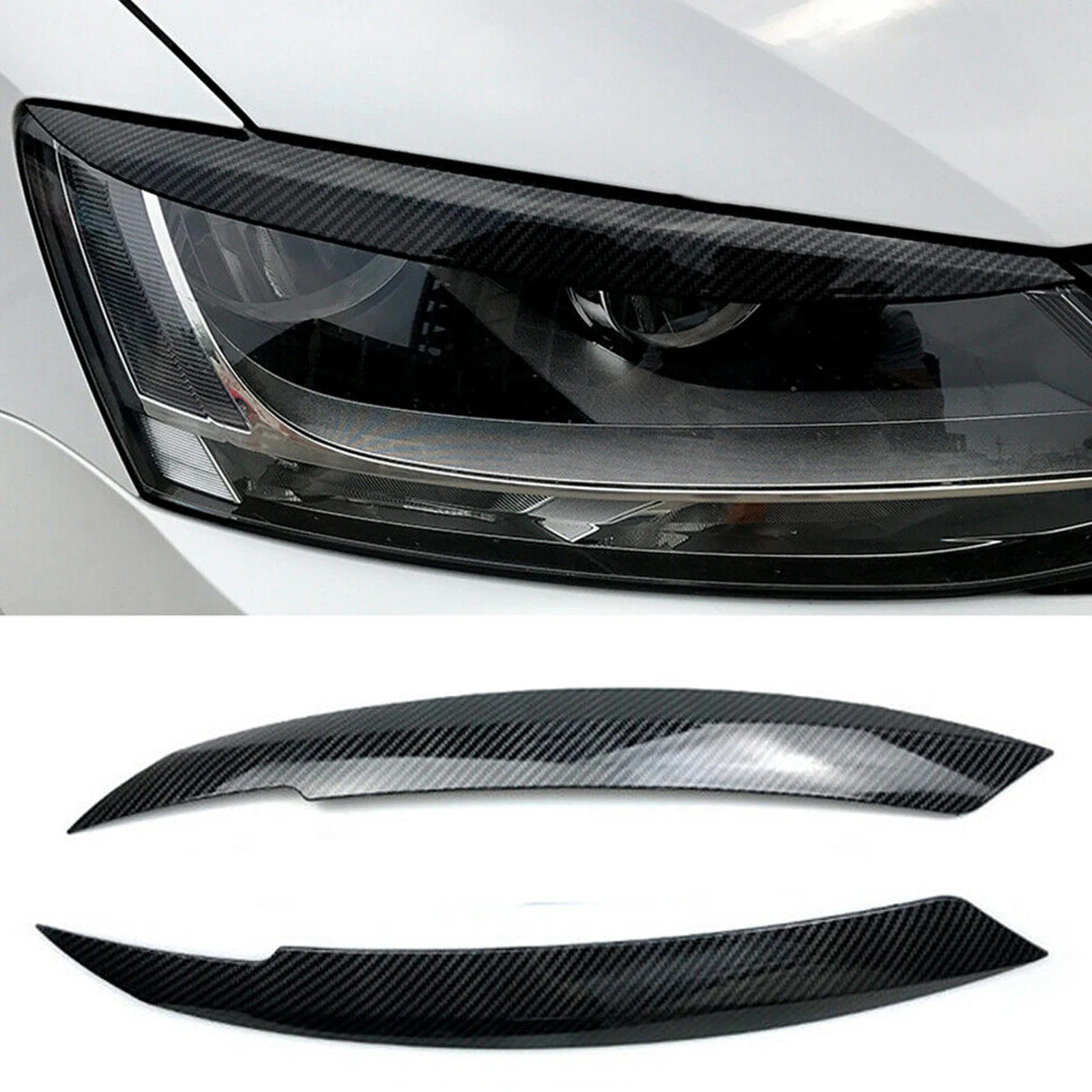 Накладка на фару для Volkswagen VW Jetta MK6 Sagitar NCS 2010-2018 передняя фара автомобиля крышка