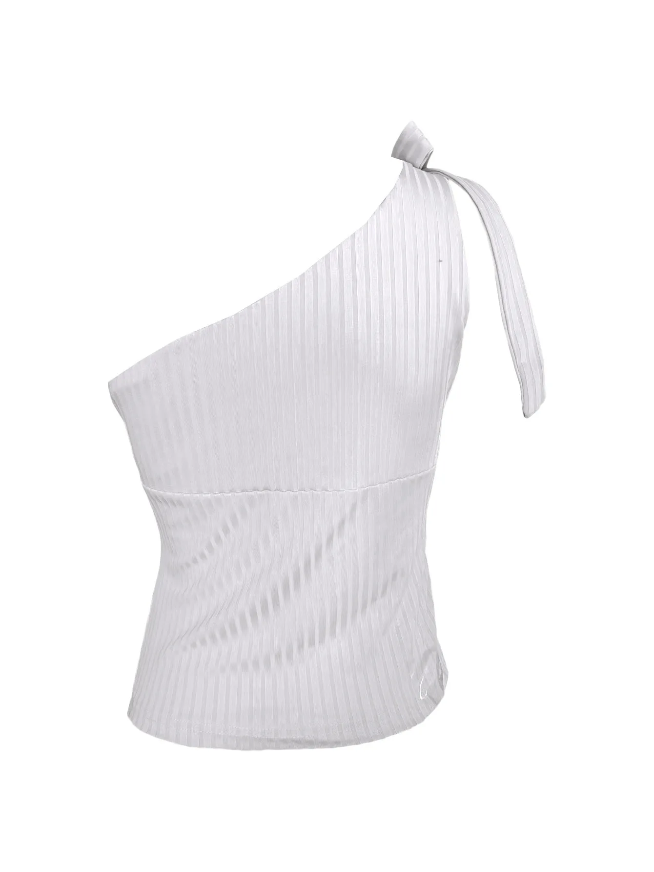 

Lotus leaf edge small fly sleeve bow navel t-shirt trim top BLACK