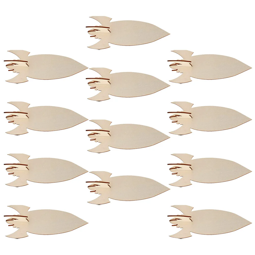 

Деревянная декоративная подвеска, декоративные игрушки «сделай сам», граффити, Детская обрезка бумаги, детская Ракета из ПВХ