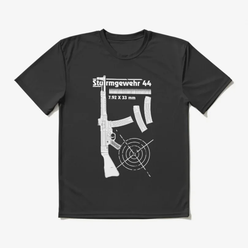 Немецкая футболка Sturmgewehr 44 StG44 штурмовая винтовка времен Второй мировой войны 100%
