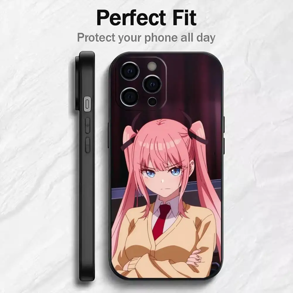 Фото Чехол для телефона H-Hoshimi Himakawa Anime M-Mayonaka Heart Tune для iPhone 17, 16, 15, 14, 13, 12 Plus, Max, мягкий силиконовый, черный №4