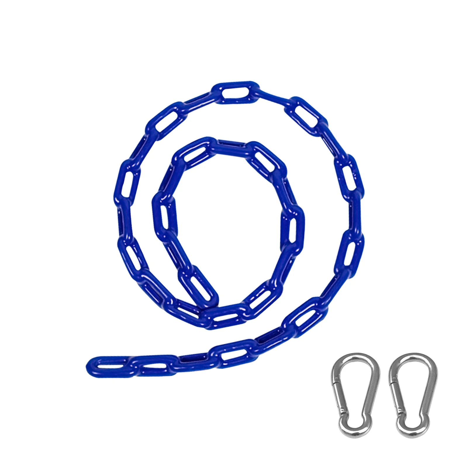 

1.2M Solid Toy With Hook Playground For Outdoor Plastic Coated Easy Install Swing Chain Yard Park Extension Kids Replacement